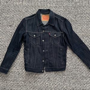 Levi’s Dark Denim trucker jacket